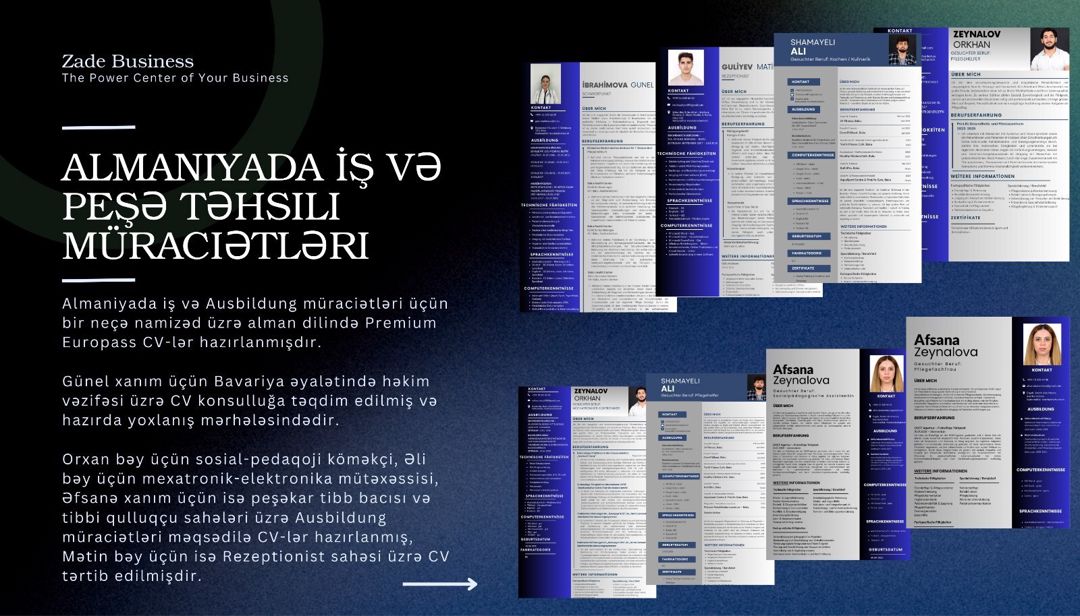 Europass CV-lərin hazırlanması — Xidmətlər, Bakı (12)
