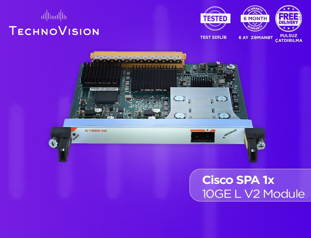 Cisco SPA 1x 10GE L V2 Module — Şəbəkə və server avadanlığı, Bakı (2)