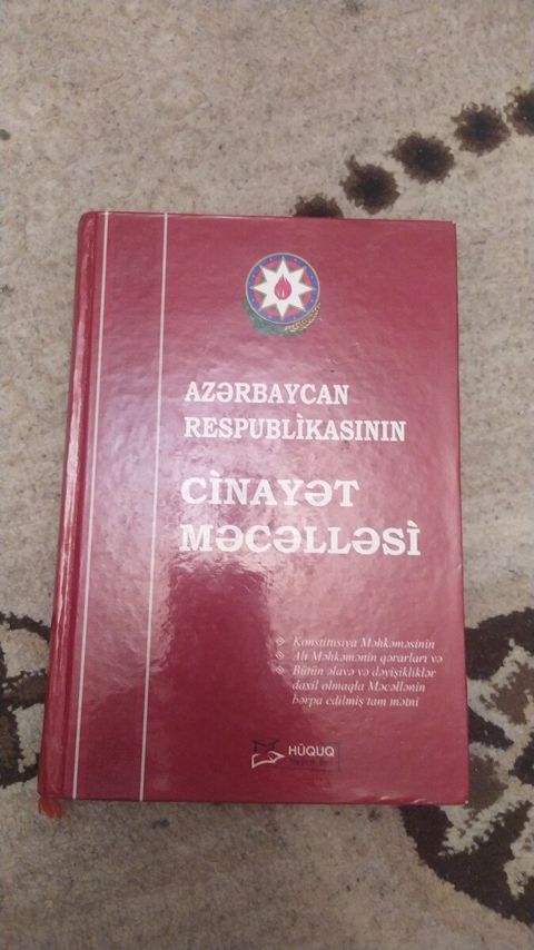 Kitab Cinayət Məcəlləsi — Bakı