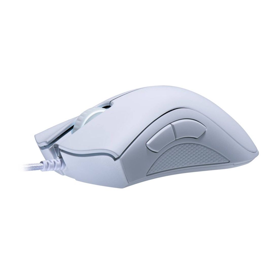 Razer DeathAdder Essential Ergonomic USB Optical Wired Gaming Mouse - White (RZ01-03850200-R3M1) — Periferik cihazlar, Bakı (5)