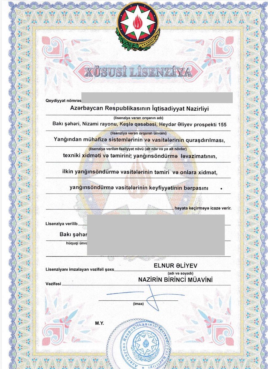 Yanğın siqnalizasiya sistemi — Ağıllı ev və təhlükəsizlik, Bakı (2)