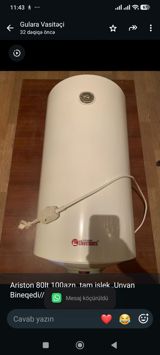 Ariston 80lt 100azn. tam işlek. Unvan Bineqedi//2593c//glr — İqlim texnikası