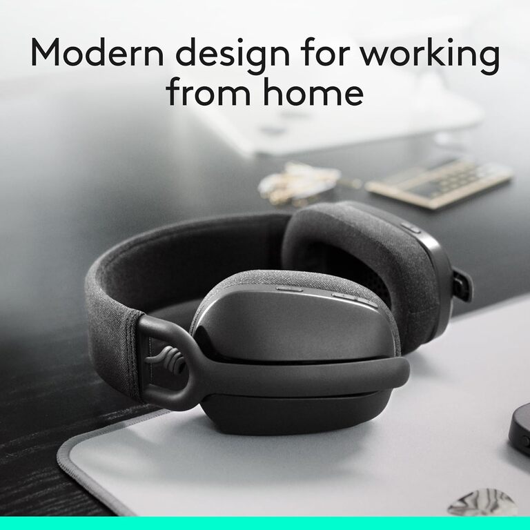 Logitech Zone Vibe 100 Lightweight Wireless Over Ear Headphones — Səs texnikası, Bakı (4)