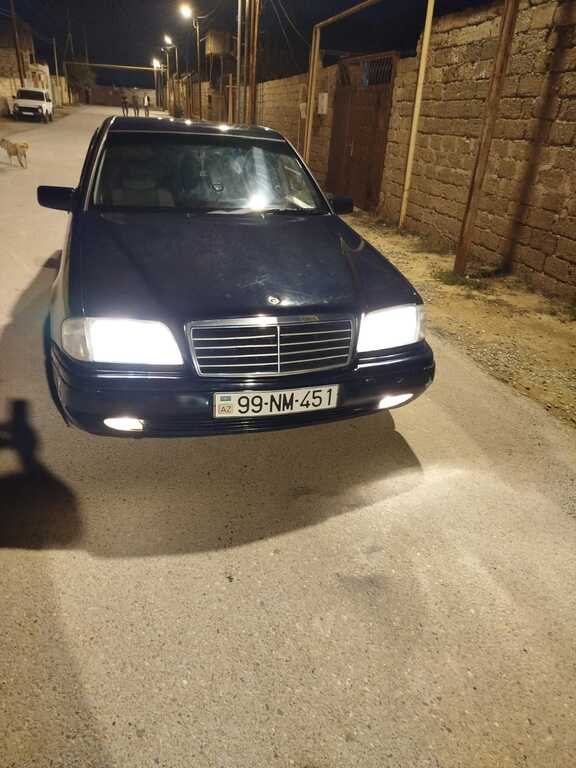 Mercedes C 200, 2.0 L, 1995 il, 357 000 km — Avtomobillər, Bakı (9)