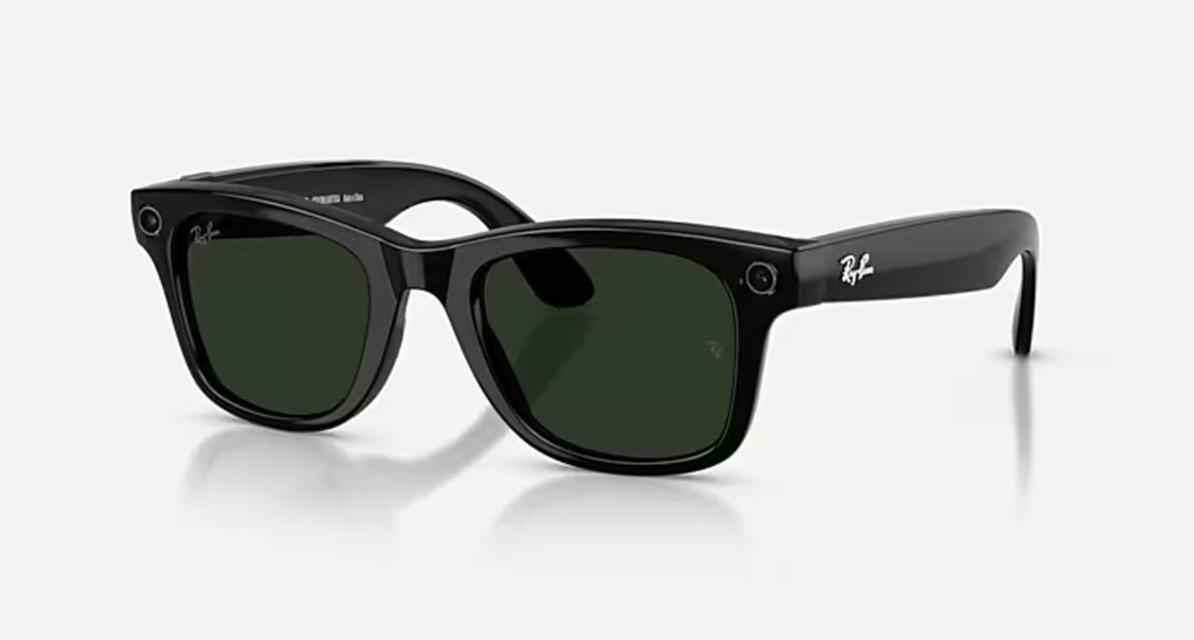 Ray-Ban Meta Wayfarer Gen 2 Shiny Black / Transitions Graph Green — Elektronika, Bakı (2)