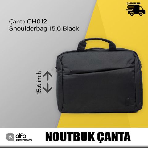 Çanta "CH012 Shoulderbag 15.6 Black" — Bakı