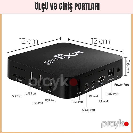 TV Box MXQPro 4K (Best Buy) — TV və Video, Bakı (5)