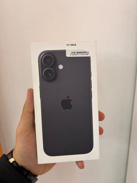 Apple iPhone 16 Black 128GB/8GB — Bakı