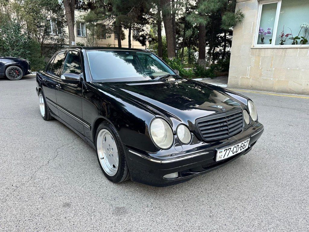 Mercedes E 220, 2.2 L, 2000 il, 340 000 km — Avtomobillər, Bakı (3)
