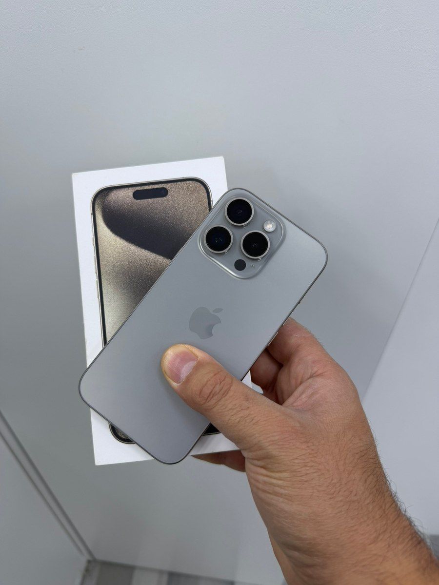 Apple iPhone 15 Pro Natural Titanium 128GB/8GB — Smartfonlar, Bakı