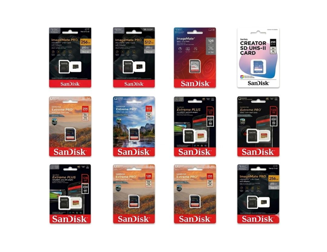 Sandisk Mikrokart/SDcard Pro 4K 64GB-1TB — Elektronika, Bakı (2)