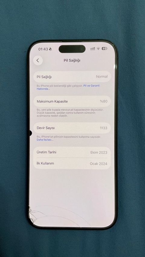 Apple iPhone 15 Pro Blue Titanium 256GB/8GB — Bakı