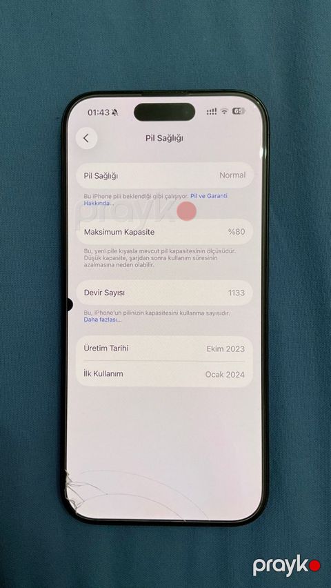 Apple iPhone 15 Pro Blue Titanium 256GB