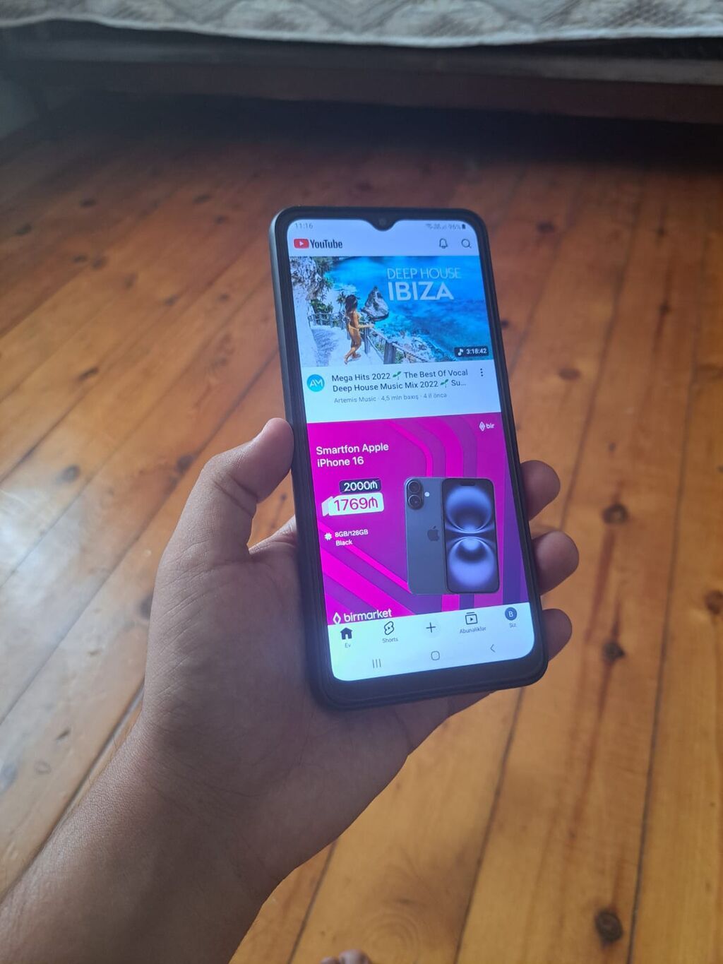Samsung Galaxy A02, 32 GB, rəng - Qara, Sensor — Samsung, Bakı (4)