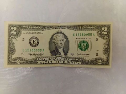 ABŞ 2 dollar banknotu – Seriya ili 2003 A Xüsusiyyətlər: - Nominal — Göyçay
