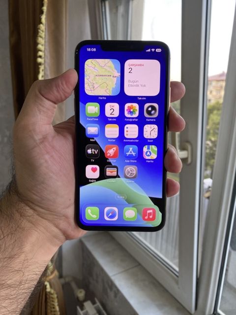 IPhone 11 Pro Max, 256 GB, Qızılı, Face ID — Bakı