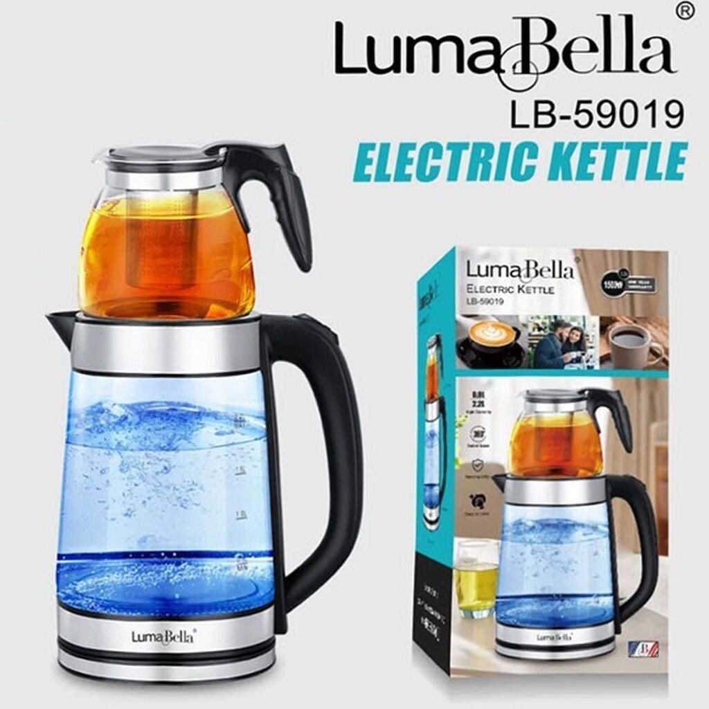 Elektrik çaydan 2.1 - 2.5 l, Yeni, Pulsuz çatdırılma, Ödənişli çatdırılma, Rayonlara çatdırılma — Elektrik çaydanları və termoslar, Bakı (2)