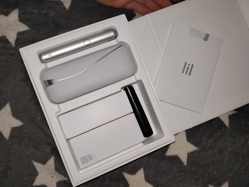 Lil Solıd Dual (Iqos təqdimatı) – tütün isidən cihaz Qutu tərkibi — Elektronik siqaretlər, Bakı (2)