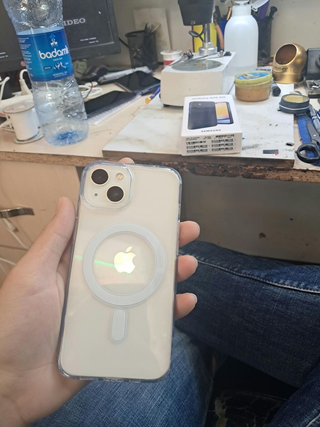 IPhone 13, 128 GB, Ağ, Face ID — Apple iPhone, Qazax (2)
