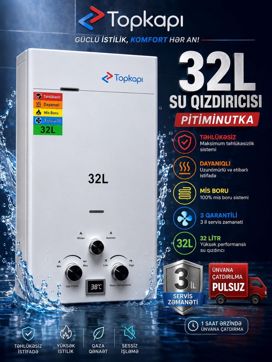 Su qızdırıcıları — Təmir və inşaat, Bakı (2)