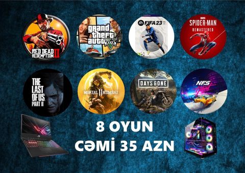 PC və noutbuklara oyunların yazılması — Bakı