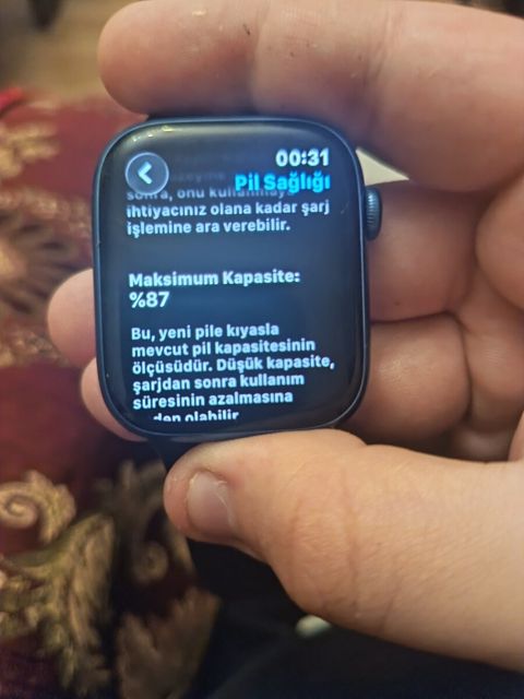 Apple Watch Series 7 Aluminum Blue 45mm — Bakı