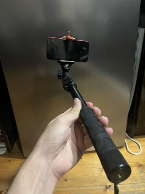 Teleskopik selfi çubuğu – smartfon üçün - Universal yaylı telefon — Bakı