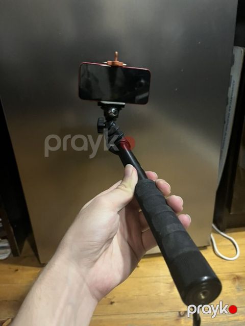 Teleskopik selfi çubuğu – smartfon üçün - Universal yaylı telefon — Bakı