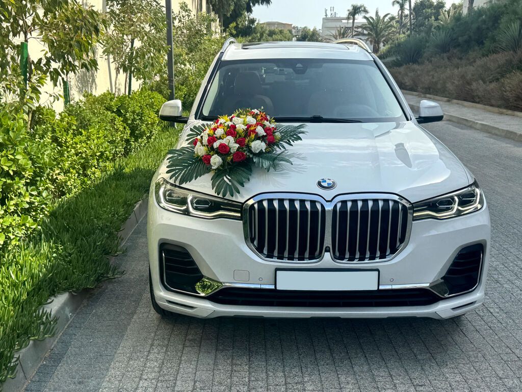Bəy gəlin maşını BMW X7.Sürücüsüz verilmir.Toy, nişan, və digər — Minik avtomobili icarəsi, Bakı (5)