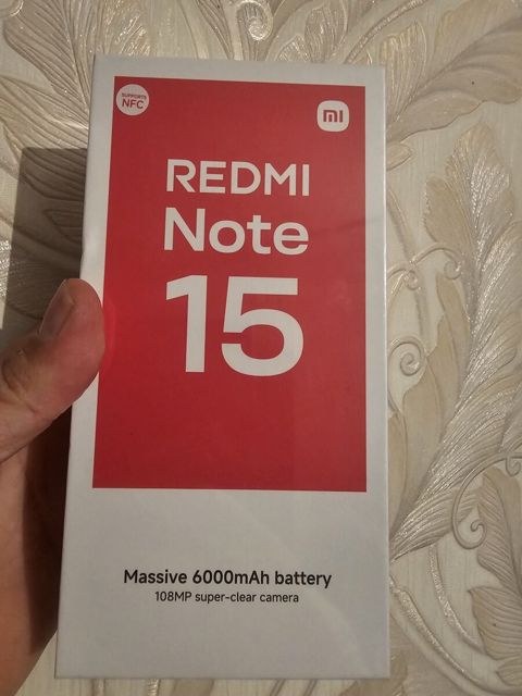 Xiaomi Redmi Note 15 5G Black 256GB/8GB — Bakı