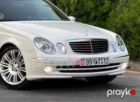 W211 on bufer her ustunde Mercedes-Benz E‑Class (W211) sedan – ağ — Bakı