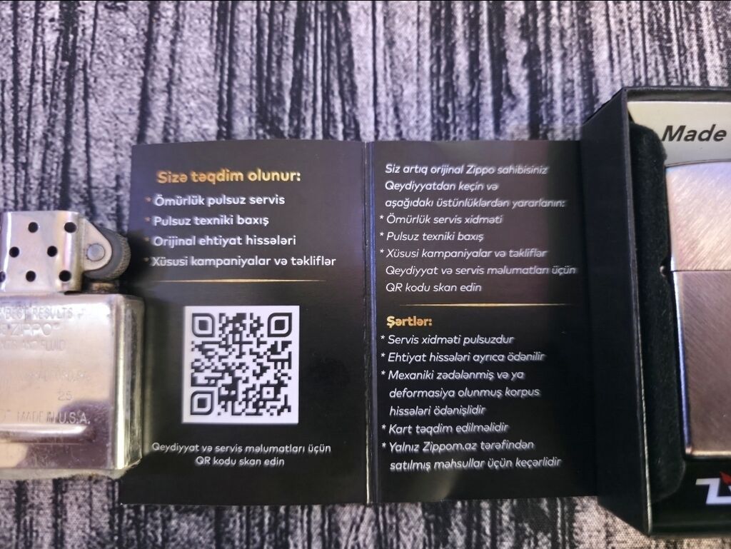 Zippo komplekti – orijinal alətlər və aksesuarlar Məhsul tərkibi — Müxtəlif alət dəstləri, Bakı (2)