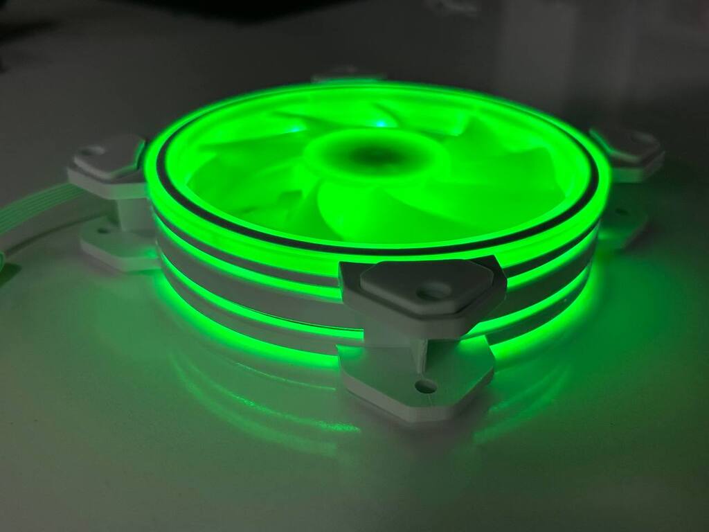 RGB Kuler "Loving Cool W-1200 Molex White" — Kompüterlər və noutbuklar, Bakı (4)