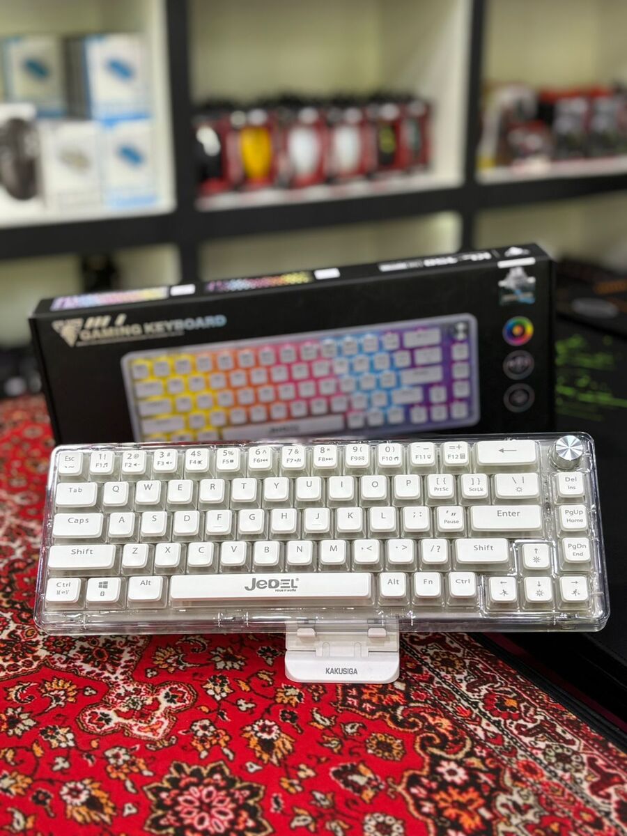 Jedel KL150 Şəffaf Mexaniki klaviatura — Elektronika, Bakı (8)