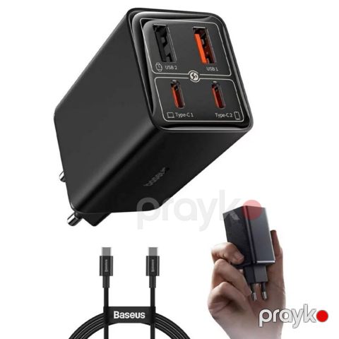 Baseus GaN Pro 6 100W Şarj Başlığı
