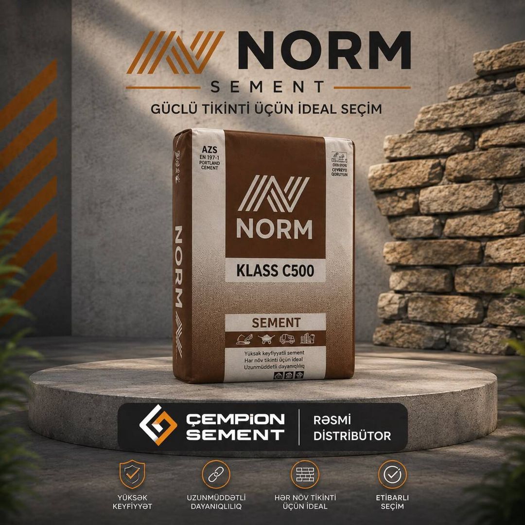 Sement "Norm C500" — Təmir və inşaat, Bakı