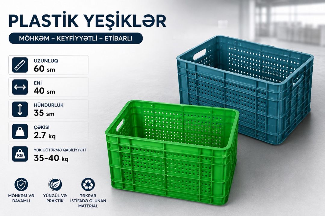 Plastik yeşik — Biznes və avadanlıq, Bakı