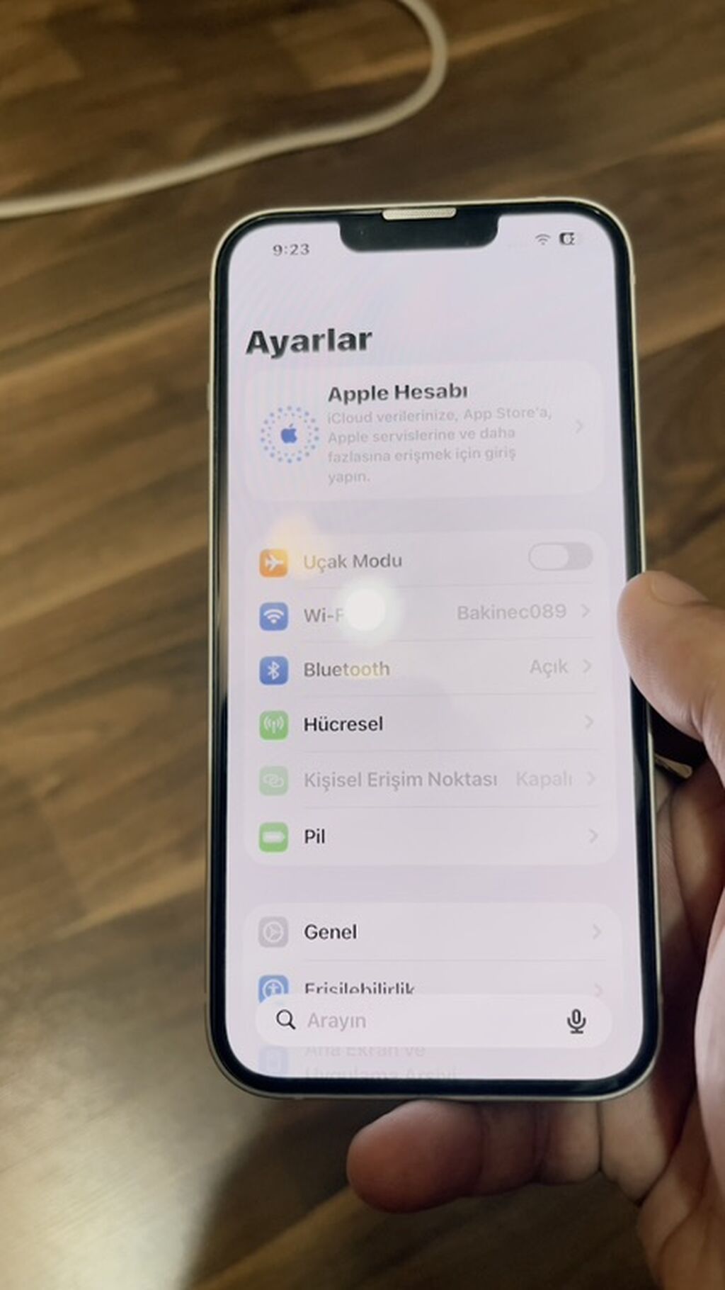 IPhone 13, Ağ, Face ID — Apple iPhone, Masazır (2)