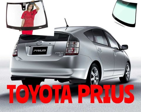 "Toyota Prius" ön şüşəsi — Bakı