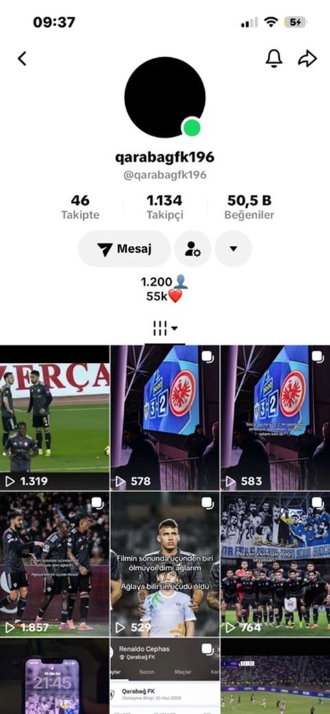 TikTok hesabları satılır Ayrı ayrılıqda hərəsinin qiyməti var — Beyləqan