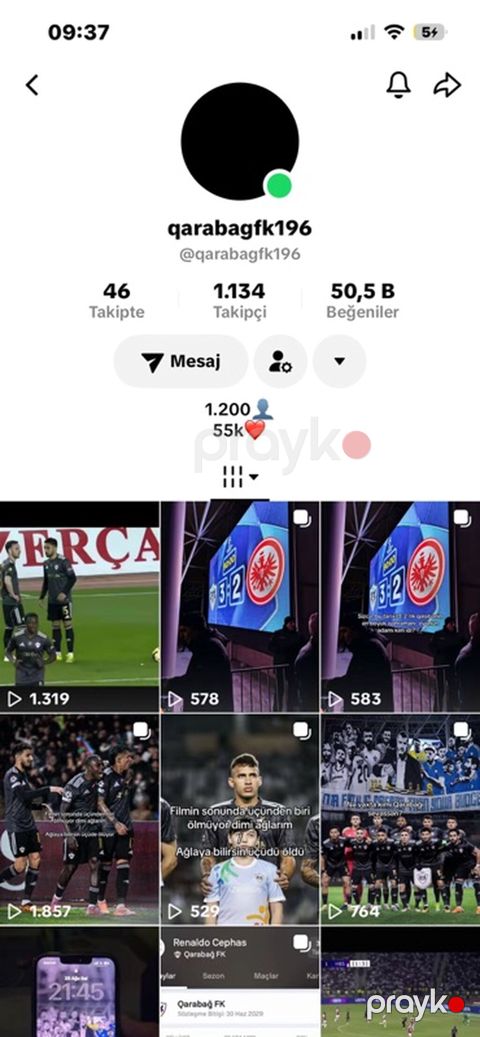 TikTok hesabları satılır Ayrı ayrılıqda hərəsinin qiyməti var — Beyləqan