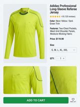 Futbolka, Adidas, S, rəng - Sarı — Kaz pro777