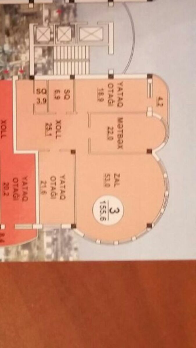 Satılır 3 otaqlı yeni tikili 156 m² — Mənzil, Bakı (5)