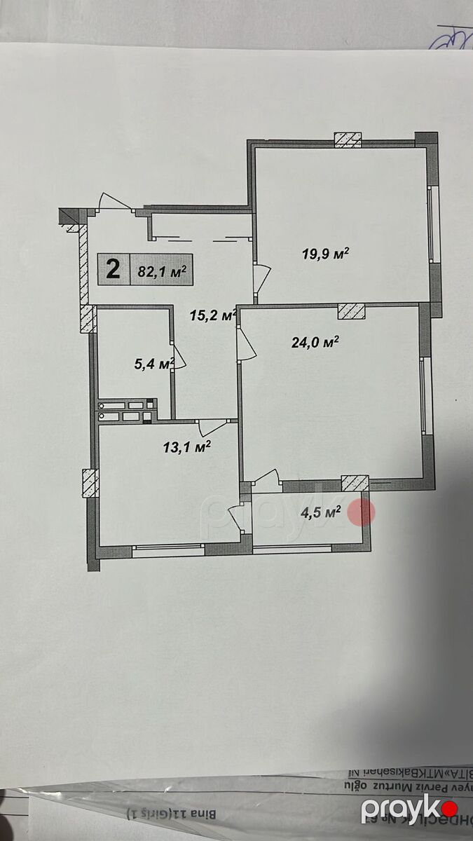 Satılır 2 otaqlı yeni tikili 82.1 m² — Mənzil, Bakı (2)