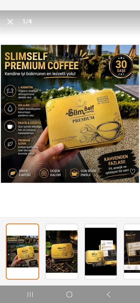SlimSelf Premium Coffee – L-Karnitin və Kollagenlə zəngin instant — Digah