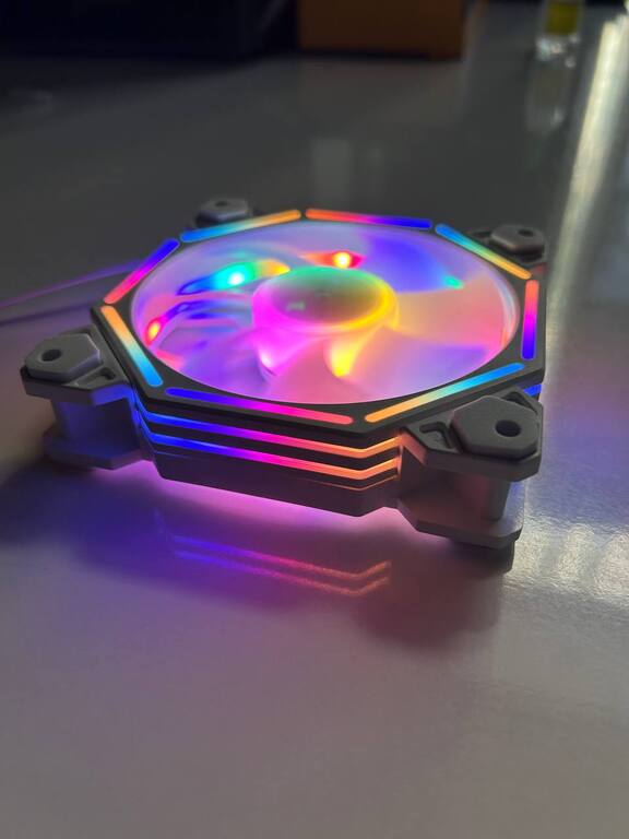 Titan Sunlight RGB Molex Fan (White) — Kompüterlər və noutbuklar, Bakı (4)