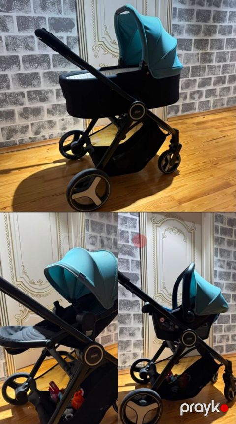 Chicco Trio kalyaska 330 azn satılır 3 lyulkalı kalyaska