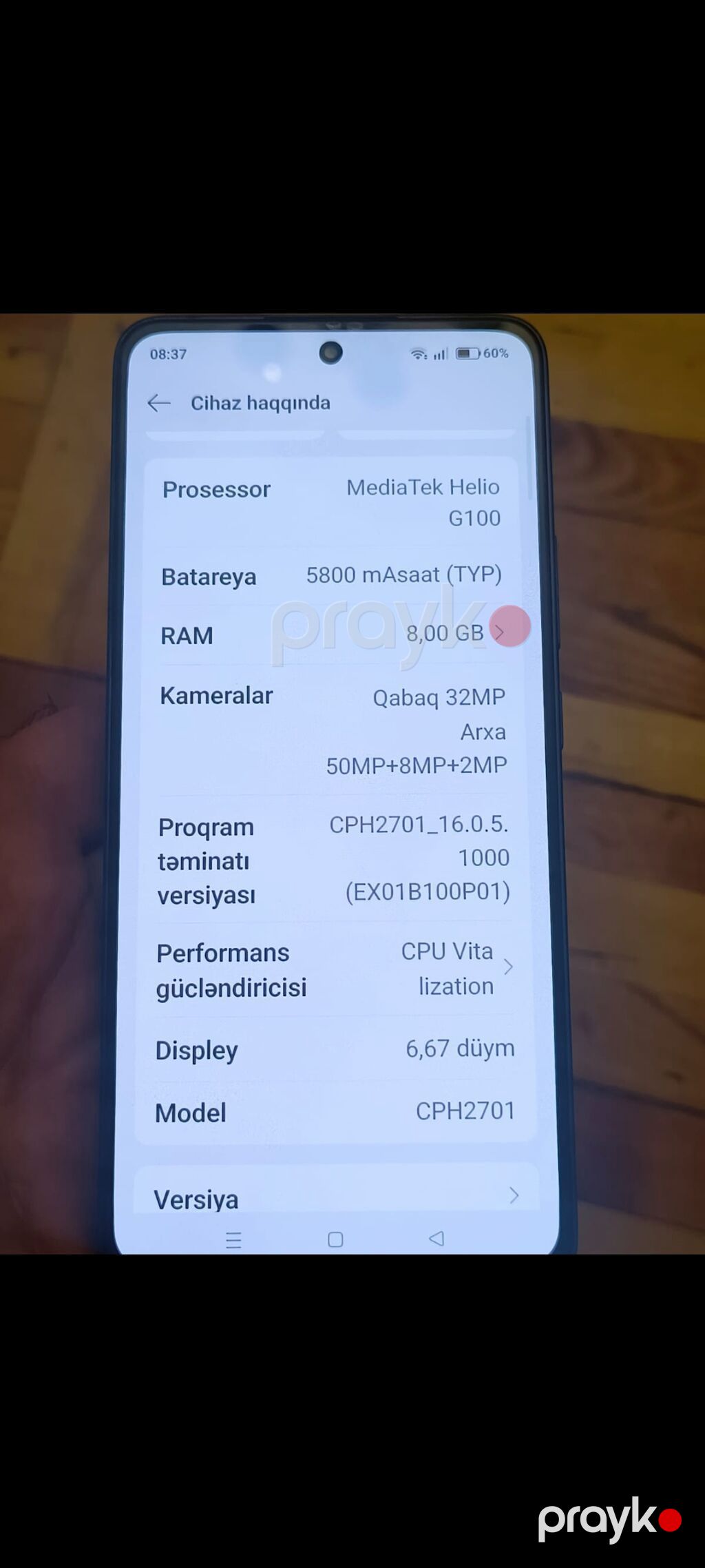 Oppo Reno 13 F, 256 GB, Qara, İki sim kartlı — OPPO, Bakı (2)