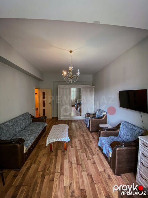 Xətai rayonunda 1 otaqlı Yeni tikili Kirayə verilir, 80 m²