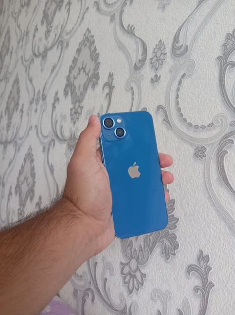 IPhone 13, 128 GB, Mavi, Face ID — Bakı